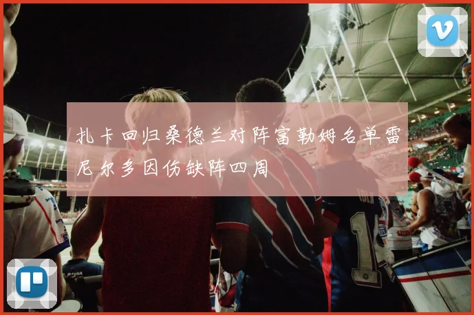 扎卡回归桑德兰对阵富勒姆名单雷尼尔多因伤缺阵四周